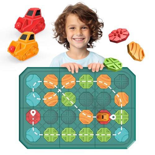 Kids STEM Board Games Educational Learning Toys,Logic Road Builder Games,Brain Teasers Puzzles Toys,Montessori Preschool Birthdays Gifts for Kids Ages 4 5 6 7 Year Old Boys Girls - Image 4