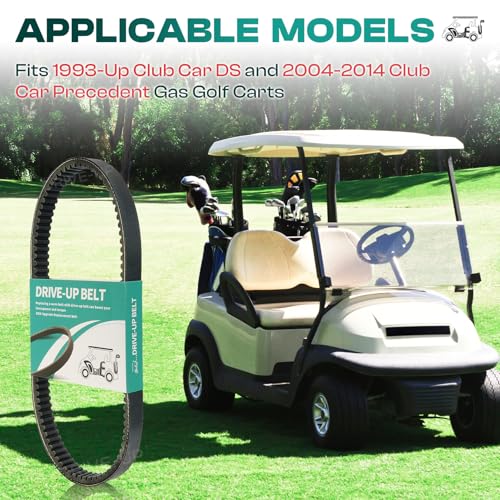 Image of DRIVE UP 1016203 101916701 Starter Generator and Drive Belt Kit for Club Car DS Precedent Golf Cart