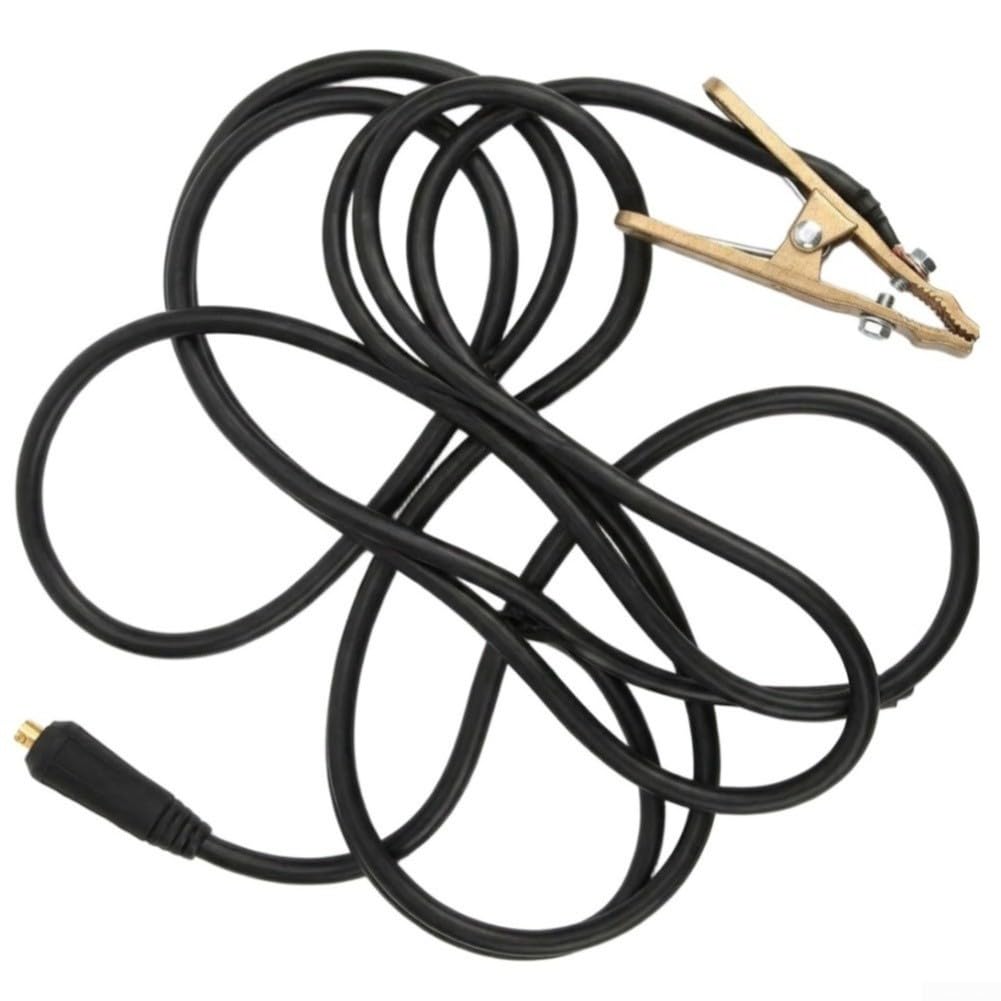 Morsetto di massa di saldatura 260 A in ottone con cavo 3 m | Alta conduttività, capacità di carico 260A, ottone resistente, cavo incluso, per mig/TIG