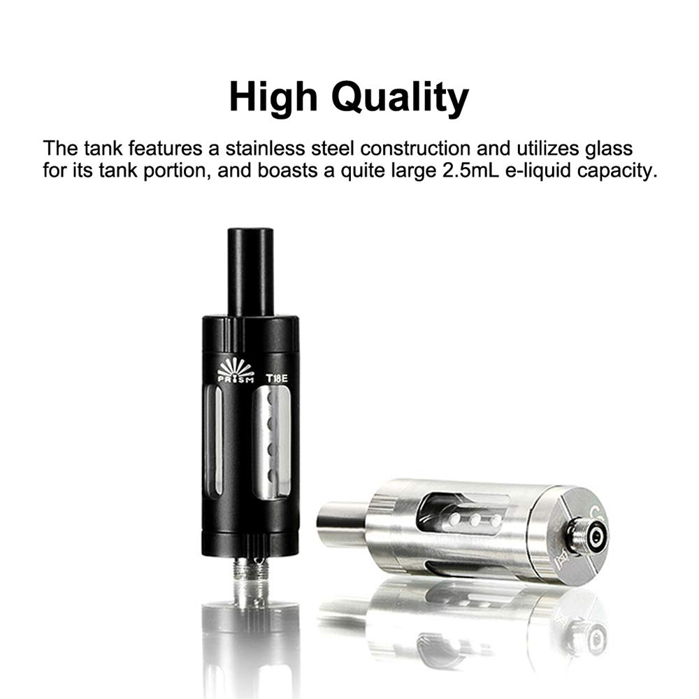 Innokin Prism T18E 2ml Tank for E Cigarette, No Nicotine - Black