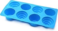 Vista 3 de X-Haibei Gran cono de helado Cupcake Jabón Pan Bakeware Bandeja de 8 cavidades