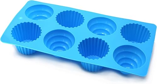 Miniatura 3 de X-Haibei Gran cono de helado Cupcake Jabón Pan Bakeware Bandeja de 8 cavidades
