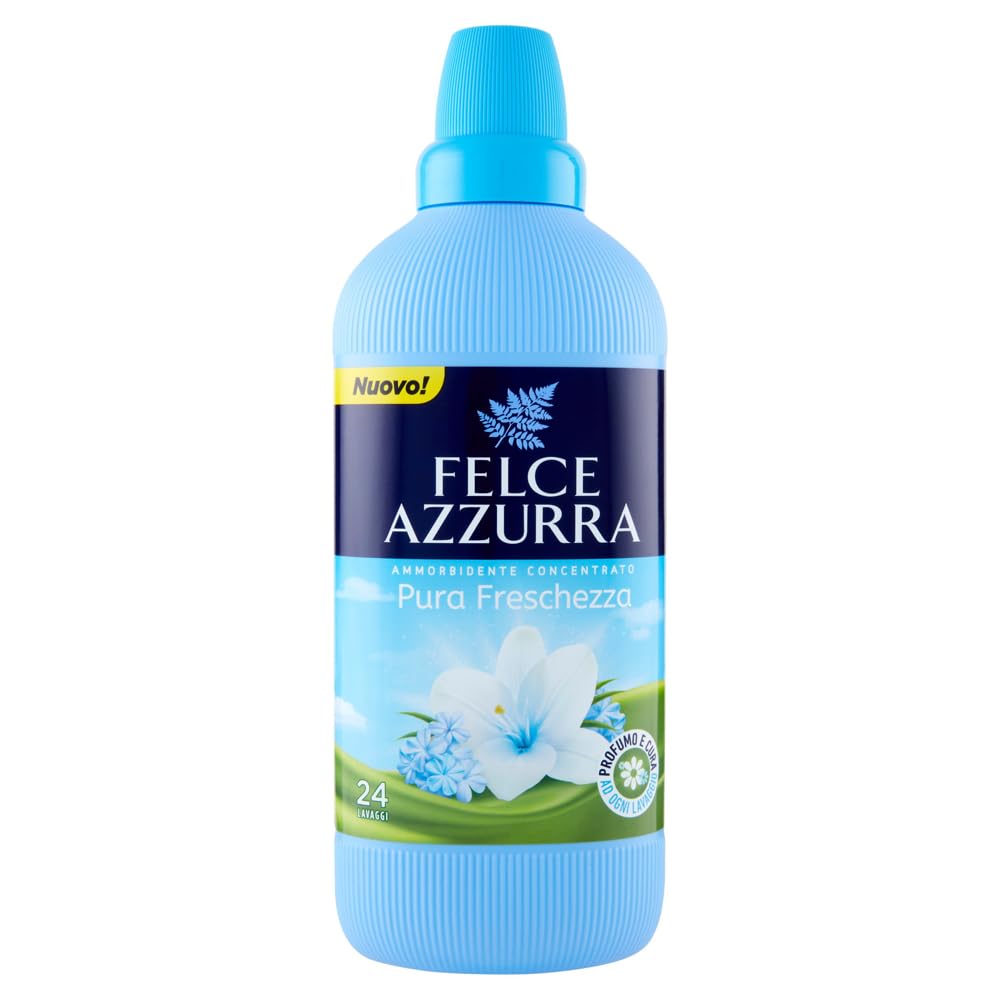 FELCE AZZURRA Ammorbidente Concentrato Pura Freschezza, suavizante concentrado con frescura pura, 24 lavados, 600 ml