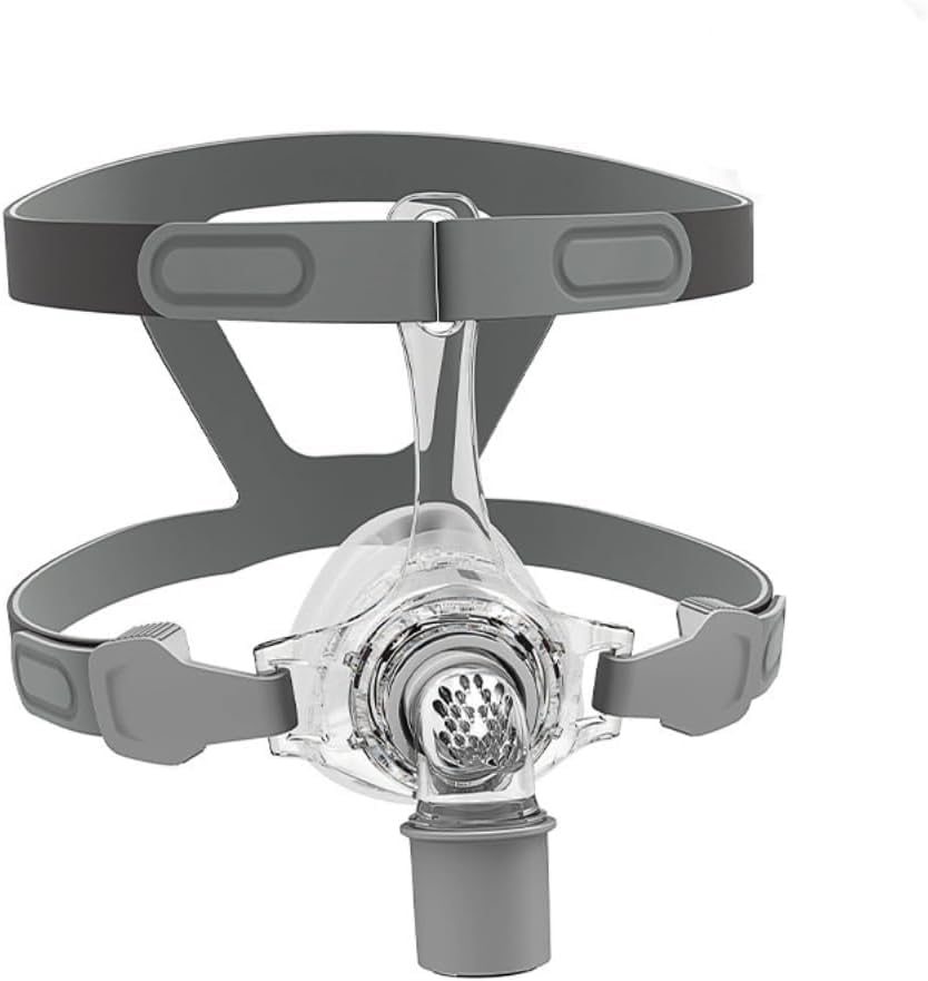 Nasenmaske, wiederverwendbares Nasenersatzzubehör mit Kopfbedeckung, Kissen, Rahmen und Ellenbogen