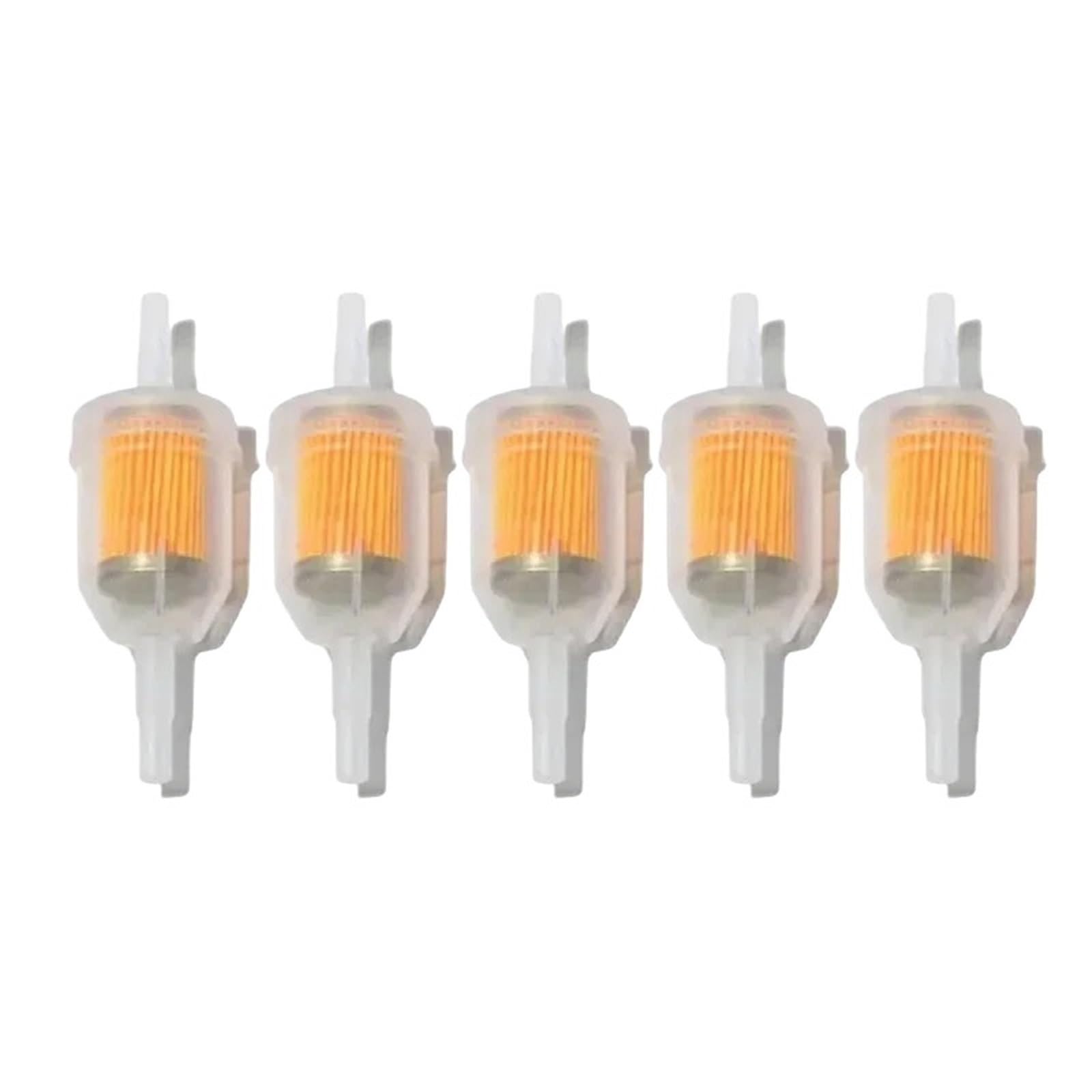 Samochodowe filtry oleju Uniwersalny wbudowany filtr paliwa gazowego 6 MM-8 MM 1-6 szt. Rury filtra oleju benzynowego samochodowego(5pcs-Long)