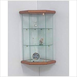 Vitrina ángulo de Pared VM502T-TR (Madera de Cerezo)