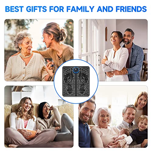 Foot Massager Mat Foot Massage Mat Portable Massager, Feet And Legs Relaxation 8 Modes 19 Levels, Gifts For Parents, Wife, Husband #TOP4