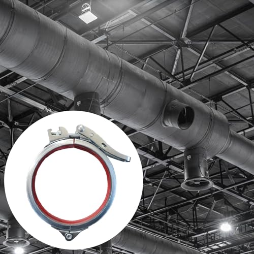 Collier de serrage à dégagement rapide pour installation de ventilation simple