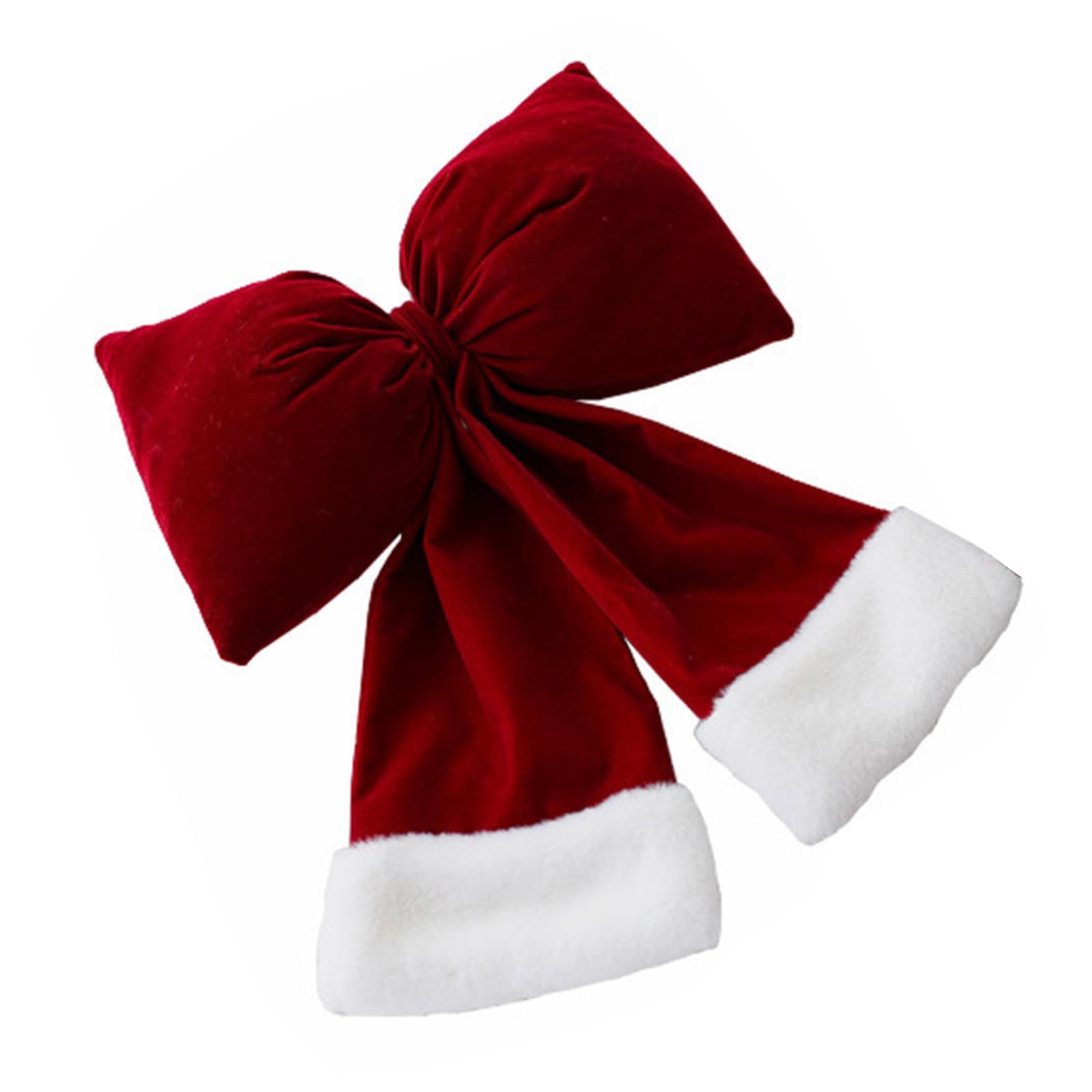Jazuaiao Christmas Bows Exquisite Wreath for Tree and Outdoor Decor Create Warm Atmospheres for Home, Offices Ribbons