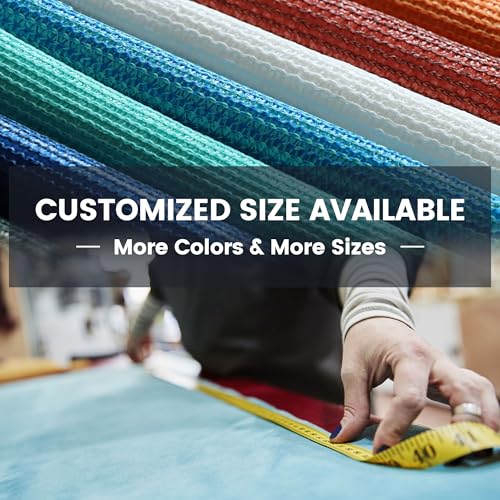 ARKOST 90% Sun Shade Cloth with Grommets 12X12 FT, Outdoor Pergola Shade Cover, Heavy-Duty Mesh Tarp Patio Sun Screen for Lawn Garden Backyard, Grey by ARKOST - Image 7