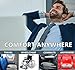 ComfiLife Premium Comfort Seat Cushion - Non-Slip Orthopedic 100% Memory Foam Coccyx Cushion for Tailbone Pain - Cushion for Office Chair Car Seat - Back Pain & Sciatica Relief (Gray)