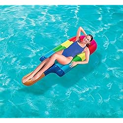 Bestway-43161 Colchoneta Hinchable, Multicolor, Sin Talla (43161000)