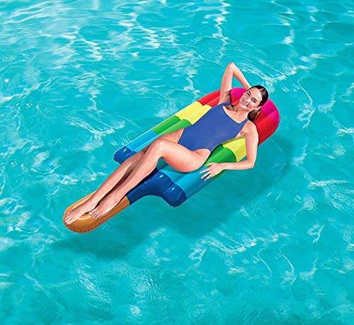 Bestway-43161 Colchoneta Hinchable, Multicolor, Sin Talla (43161000)
