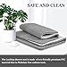 LuxStep Shower Mat Bathtub Mat,24x16 inch, Non-Slip Bath Mat with Drain, Quick Drying PVC Loofah Bathmat for Tub,Shower,Bathroom (Phthalate Free,Grey)