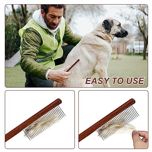 3 Pezzi Pettine per Toelettatura Cani, Pettini per...