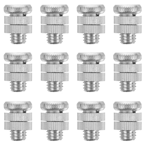 jojofuny 12 Stück Elektrozaun Drahtverbinder aus Metall Geteilte Schraubklemmen Robustes Elektrisches Zaunzubehör für Landwirtschaft und Garten
