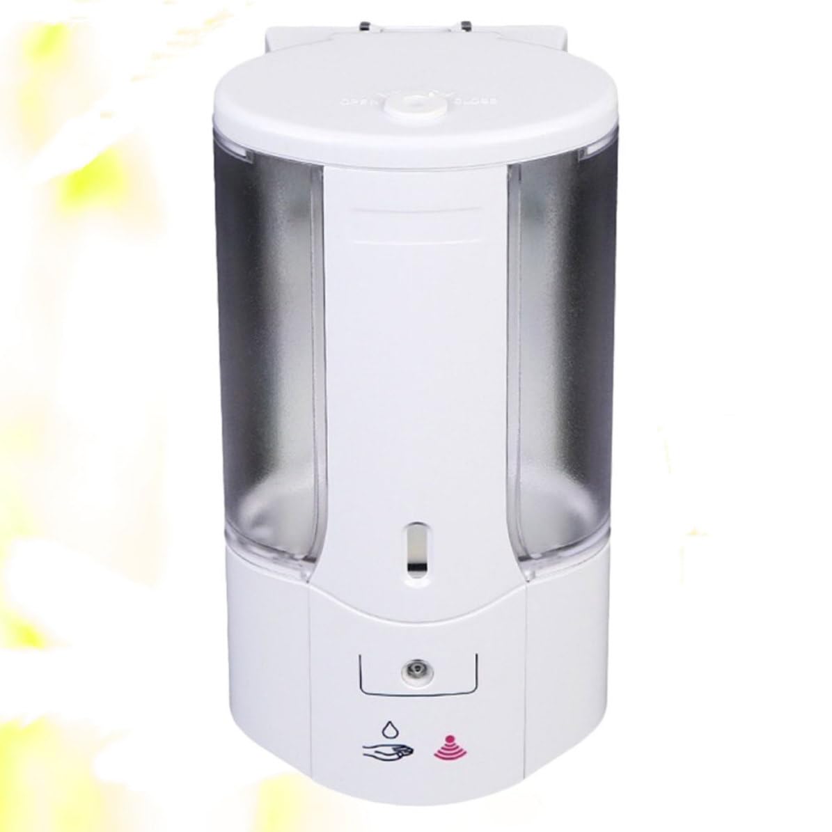 Dispensador Automático de Jabón Líquido de Pared Material Abs Capacidad 400ml Sensor Infrarrojo sin Contacto Manual Adecuado para Baño y Hotel