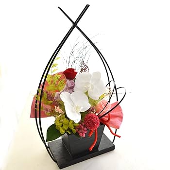 Amazon｜ほんのり香る！和風プリザーブドフラワーアレンジ [奏胡