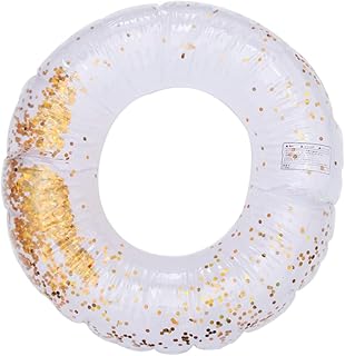 BESPORTBLE Flutuadores Infantis Para Adultos 1 Peça Anel De Natação Para Bebês Brilhos Brilhantes Flutuadores De Piscina Flutuadores De Piscina Glitter Anel De Natação Para
