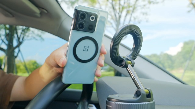 Lamicall Support Telephone Voiture Pour MagSafe - [Ventouse à