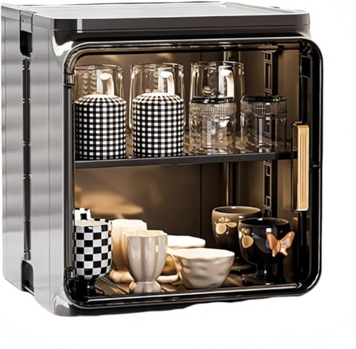 IWEJ �R�b�v���[ ���H��I �~�j�J�b�v�{�[�h �����q���[�{�b�N�X �H�튣���{�b�N�X ���t�� �v���X�`�b�N ��e�� ���@�\ �h�o�h�� �R���p�N�g �L�b�`�����[ (Small,�u���b�N)