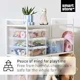 SmartStore - 10x Plastic Storage Box with Lid Classic 1L (21x17x6cm) |Storage Drawers|Food-Safe Material|Kitchen & Organisation|BPA-Free|Durable Container for Home & Office|10-Year Warranty - 6