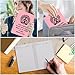 JOHSBYD 2Pcs Yoga Spiral Notebook Yoga Gifts for Women Yoga Fans Gifts Yoga Teacher Journal Notebook Yoga Instructor Gift Pilates Teacher Gifts (2, Pink)