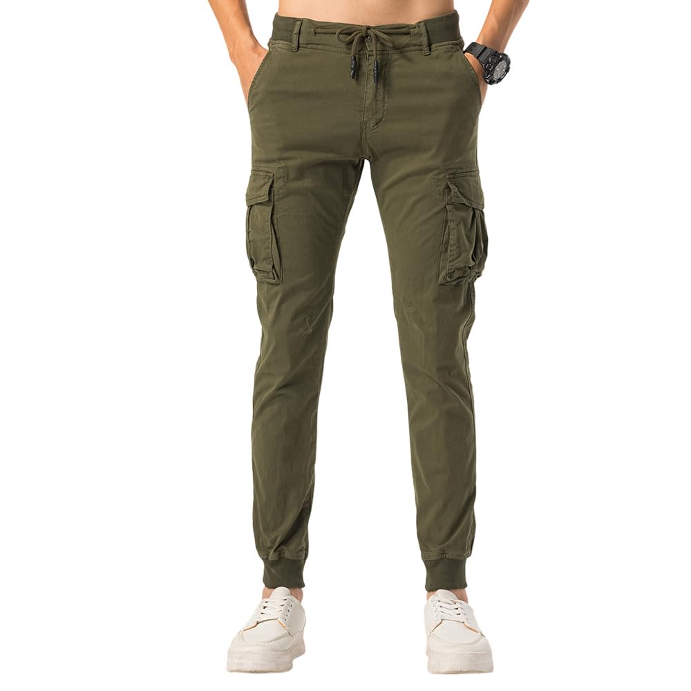 TONY BACKER - Pantaloni Cargo Uomo Estivi, Pantaloni con Tasche Laterali, Comodi per Trekking, Lavoro, Tempo Libero, Pantaloni Cargo Uomo Cotone Leggeri, Adatti per La Stagione Calda Art. F1620