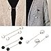 ASHMITA 6 Pairs Faux Pearl Brooch for Women Sweater Shawl Clip All-Match Clothes Pins