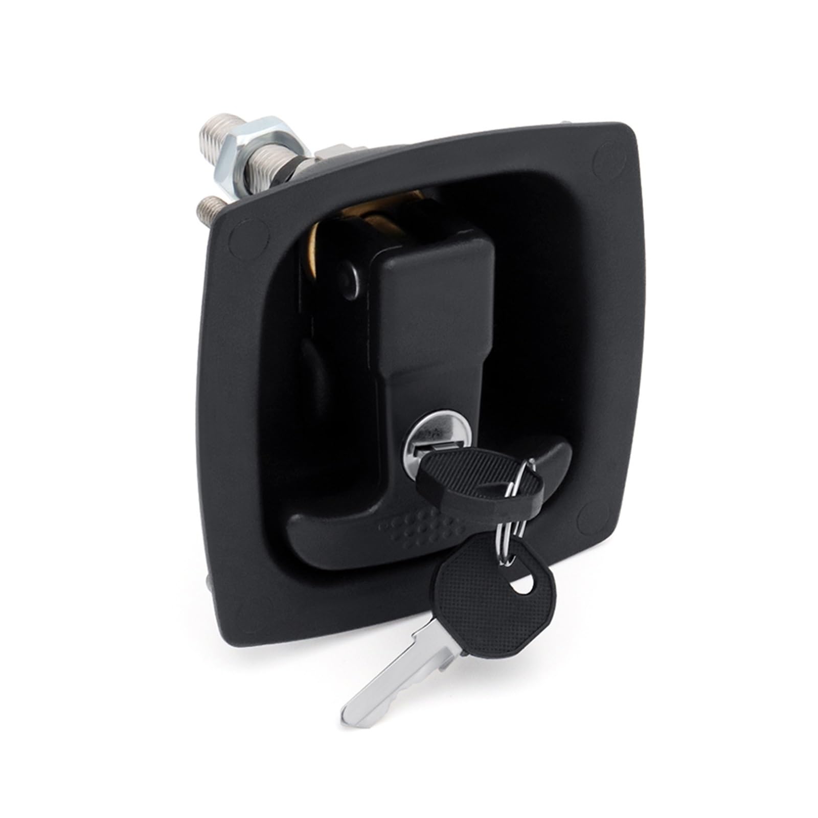 Maniglia a T con chiusura a T in acciaio inox, maniglia a T, colore nero, 1 pezzo