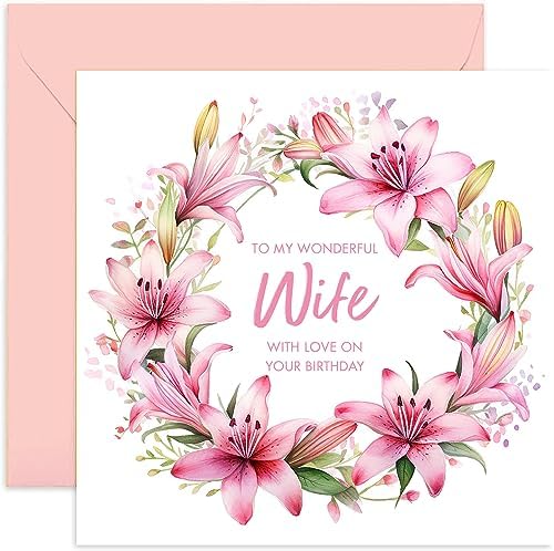 Old English Co. Happy Birthday Cards For Sister-in-Law - Pretty Flowers