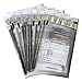 ZMYBCPACK 100 Pack Clear FREEZFraud Deposit Bags, Tamper-Evident Bags, Security Bank Pocket, 9 x 12 Inches