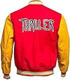 Photo Gallery fitme leather mj thriller giacca uomo - logo m rosso letterman bomber varsity jacket - giacca thriller di lana, rosso con logo thriller, large Photo Gallery fitme leather mj thriller giacca uomo - logo m rosso letterman bomber varsity jacket - giacca thriller di lana, rosso con logo thriller, large