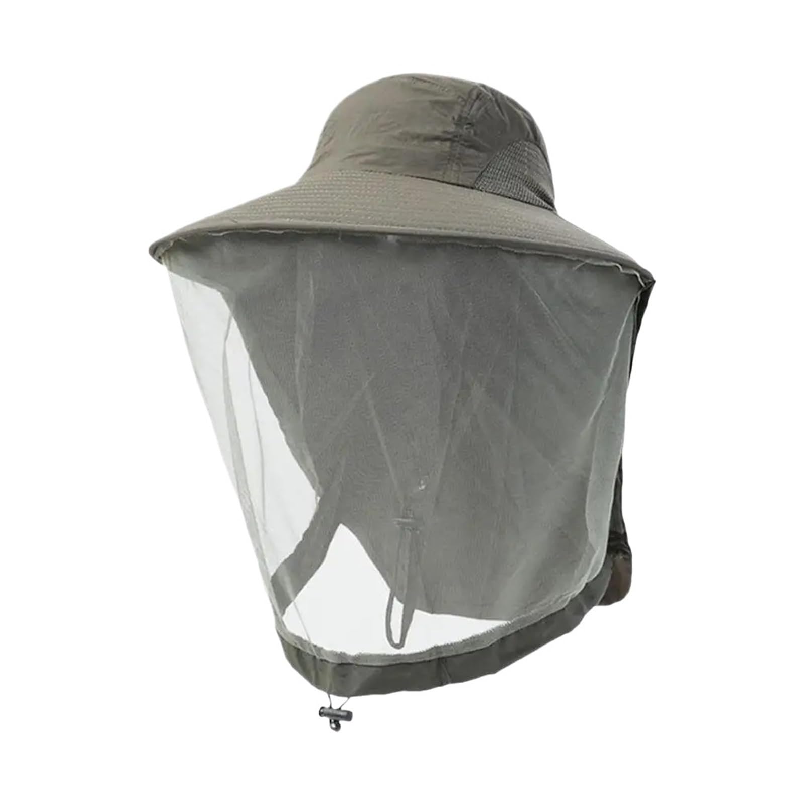 Sombrero mosquitera con cordón a prueba de viento ajustable 7