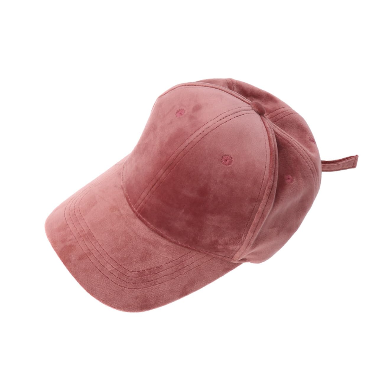 Casquette de baseball ajustable en velours unisexe confortable ne serre pas la tête