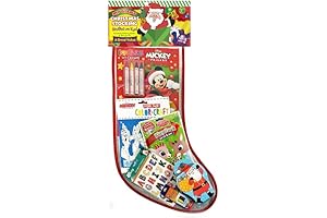 Giant 10-Piece Christmas Stocking Pre-Filled with Fun Activities!