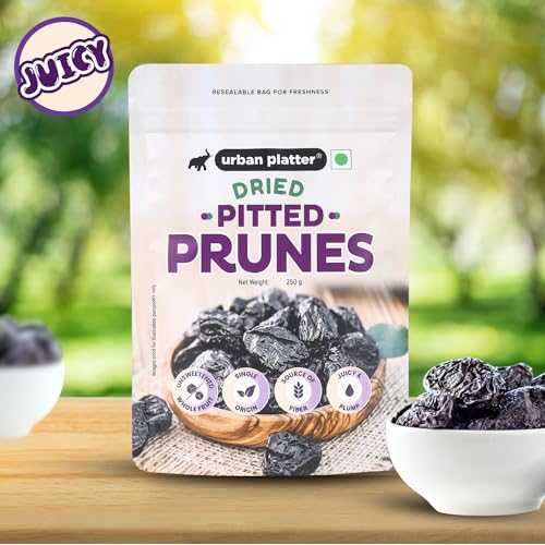 Image of Urban Platter Pitted California Prunes, 250g (Naturally Sweet | Rich in fibre & Antioxidants | Ready-to-Eat Dried Plums)