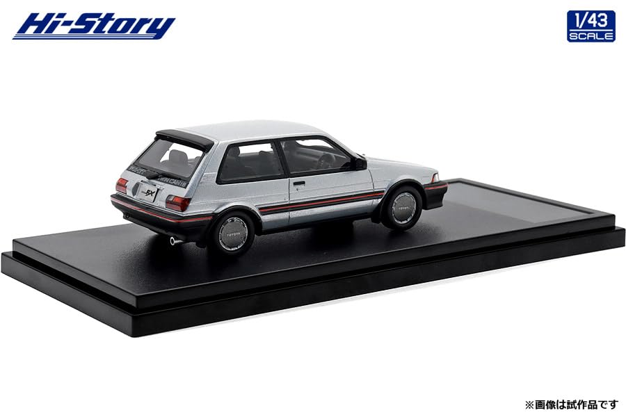 Amazon | Hi Story 1/43 トヨタ カローラ FX-GT (1984) シルバー 完成