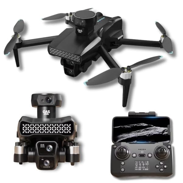 Drone with 8K UHD Camera – 30 Min Flight Time, GPS Auto Return, 5GHz FPV, Brushless Motor, Foldable Quadcopter with 3D Flips & Headless Mode for Aerial Photography W2