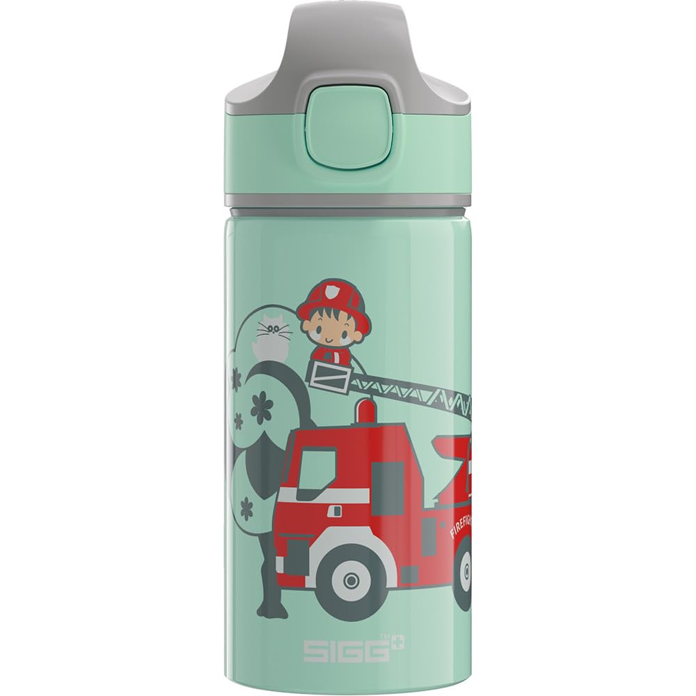 Drinkfles 04 liter Miracle robuuste kinderfles lekvrij deksel één hand