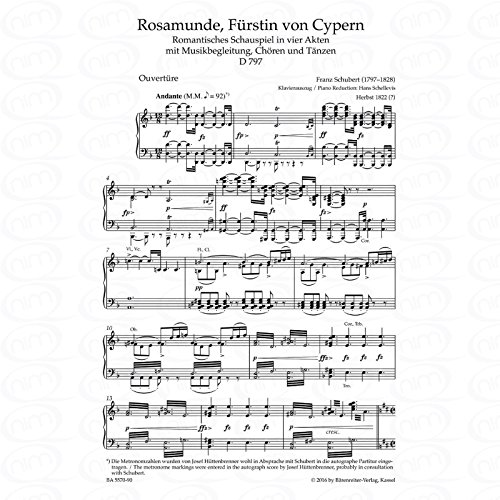 Rosamunde fuerstin von cypern D 797