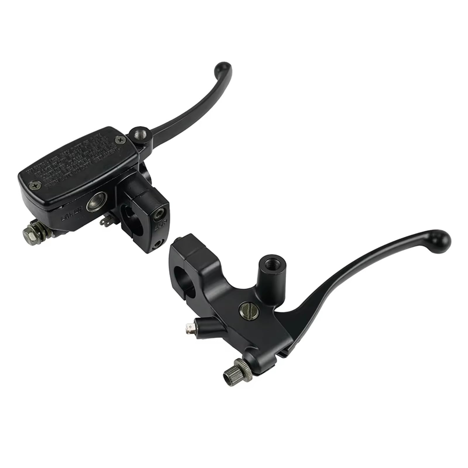KOEHXJ Brake Clutch Levers 25mm 1" Handlebar Hydraulic Brake Master Cylinder Clutch Levers for VT1100C for VT1100 for C3 1100 Aero Spirit 1997-2007(Black)
