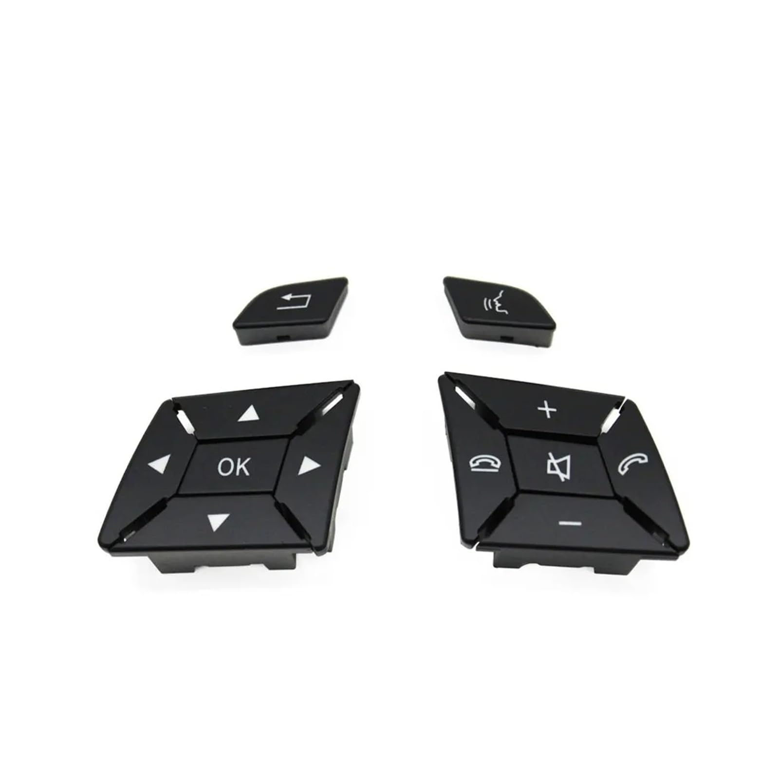 Boutons de volant Mercedes W204 W212 - Kit de commande multifonction noir - 5