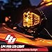Baja Designs LP4 Pro LED Light Pod for Jeeps, Off Road 4x4, Truck, UTV, ATV (Driving/Combo Lens; Amber)