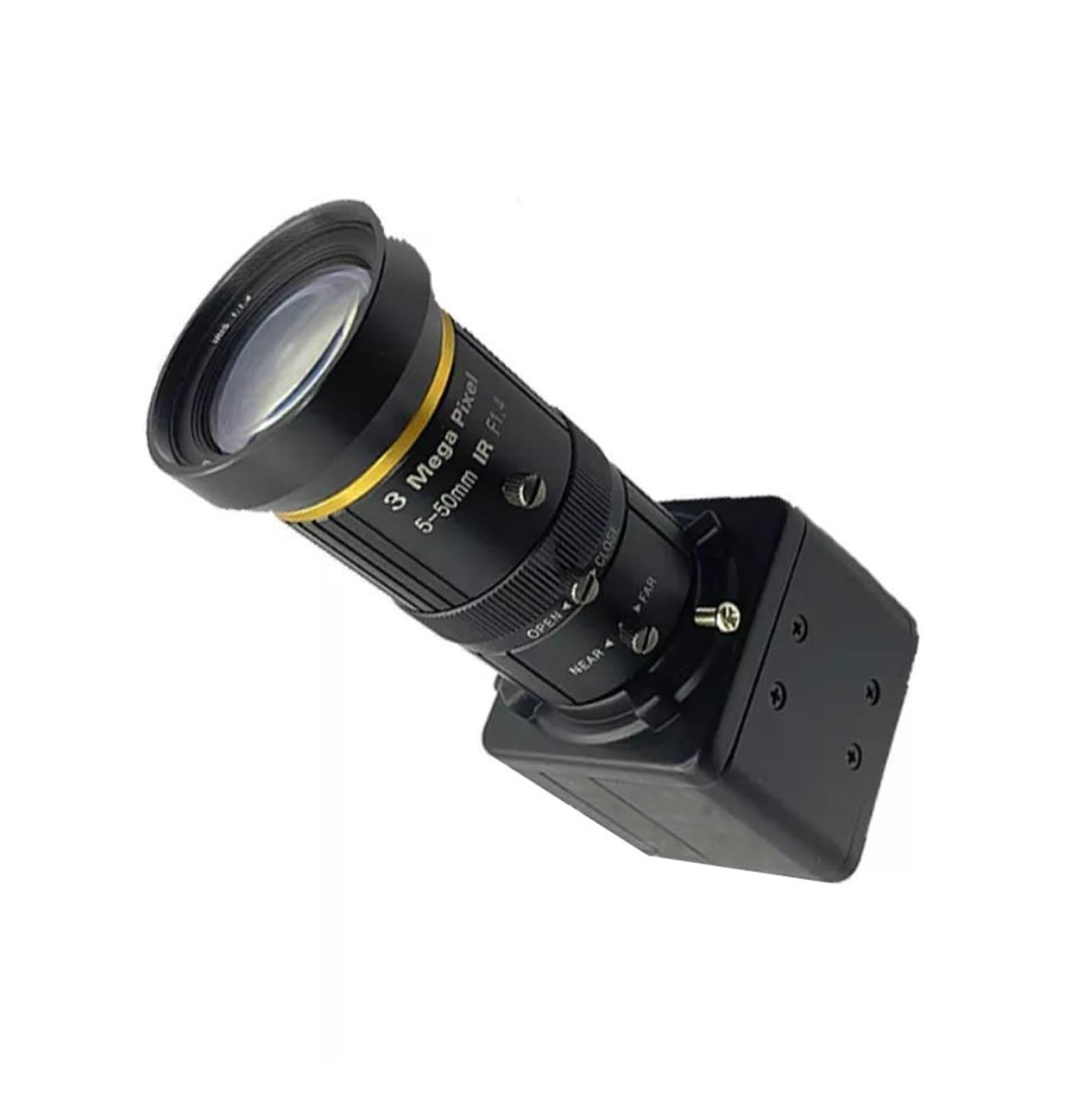 8MP 4K USB Webcam IMX415 with 5-50mm Varifocal CS Lens USB Camera C-Mount Manual Iris Compatible OTG UVC Plug and Play(Black Shell Camera)-image-35
