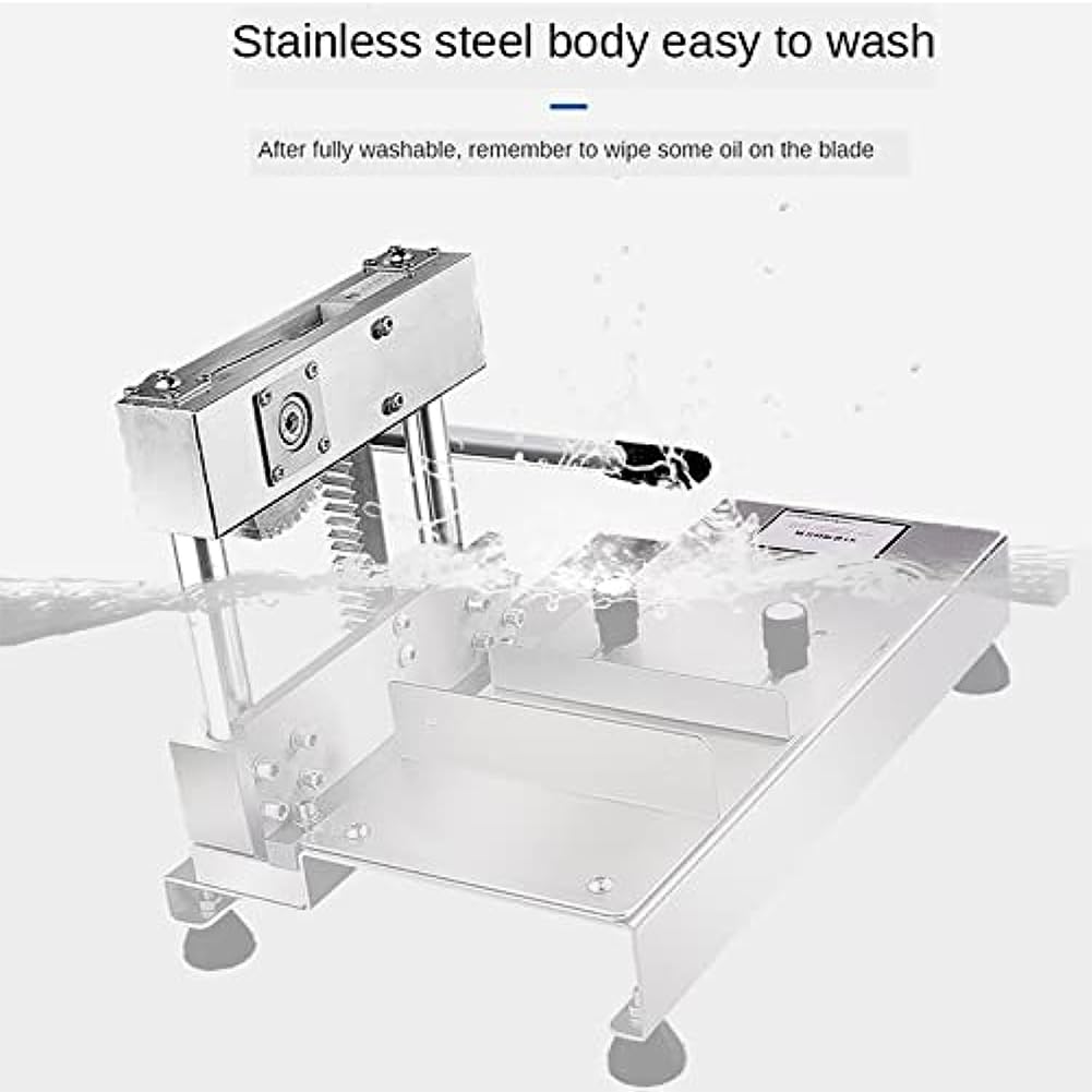 Amazon｜頑丈な骨カッター、ステンレス鋼の業務用肉ギロチンマシン骨