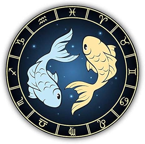 Pisces Zodiac Sign Vinyl Decal Sticker Waterproof Car Decal Bumper Sticker 5