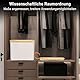 POFIBO Toilettenpapier Aufbewahrung, Klopapier Aufbewahrung mit Bambusdeckel und Griff, wasserdichte Foldable Aufbewahrungsbox für Badezimmer Aufbewahrung & Organisation für 12 Papierrollen (Beige)