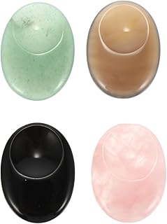 Beaupretty 1 Conjunto 4 Pçs Cristal De Dedo Pedra Jade Raspagem Jade Massagem Facial Cristal Massagem Facial Manual Ferramentas De Massagem Massageador Facial Ferramentas De Massagem Facial