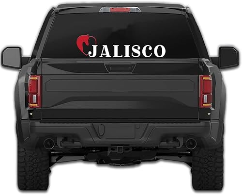 Miniatura 2 de Calcomanía occidental Jalisco Mexico para Trocas Calcomanias para Autos, calcomanías mexicanas para camiones y autos, estilo ranchero con caballo (8